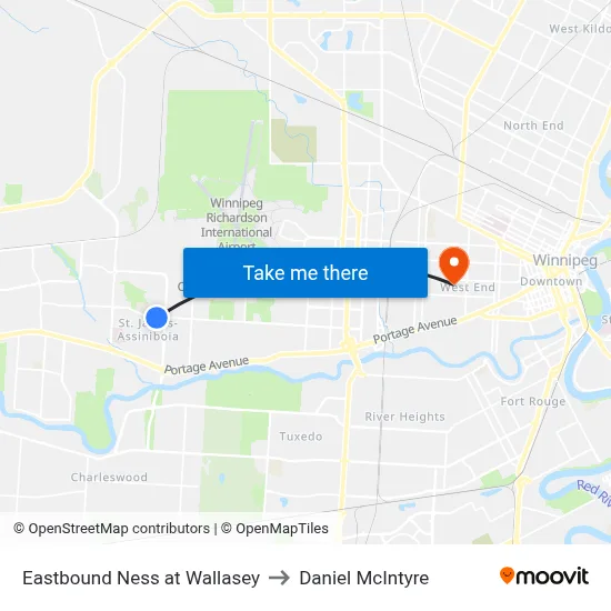 Eastbound Ness at Wallasey to Daniel McIntyre map