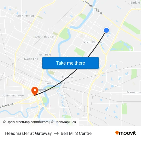 Headmaster at Gateway to Bell MTS Centre map