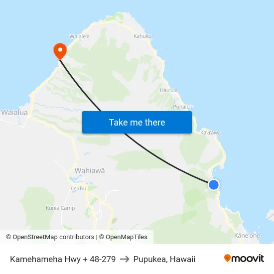 Kamehameha Hwy + 48-279 to Pupukea, Hawaii map