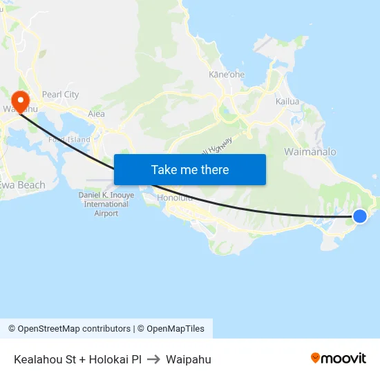 Kealahou St + Holokai Pl to Waipahu map