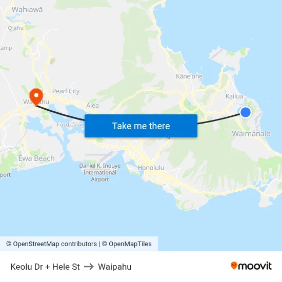 Keolu Dr + Hele St to Waipahu map