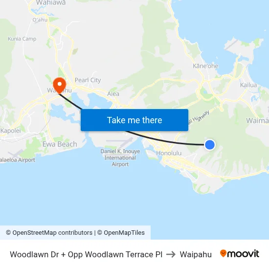 Woodlawn Dr + Opp Woodlawn Terrace Pl to Waipahu map