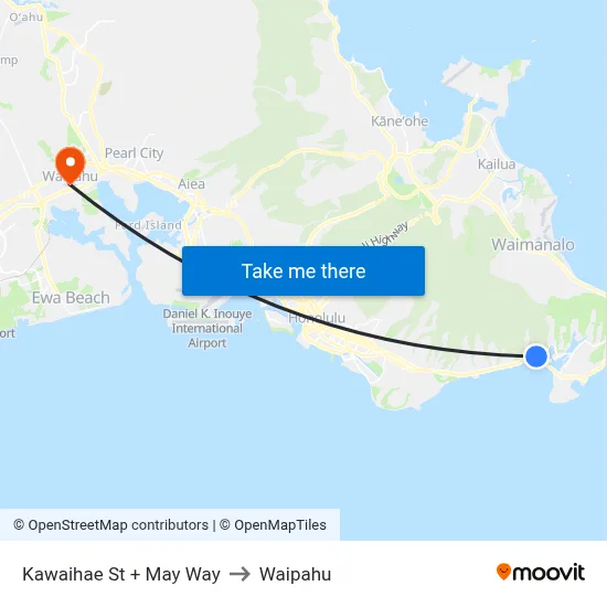 Kawaihae St + May Way to Waipahu map
