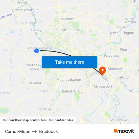 Carnot-Moon to Braddock map