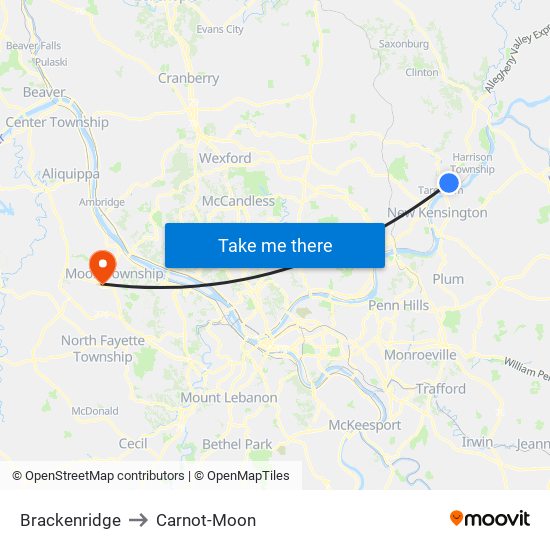 Brackenridge to Carnot-Moon map