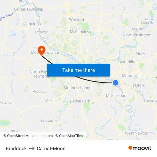 Braddock to Carnot-Moon map