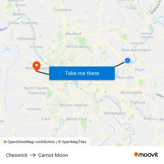 Cheswick to Carnot-Moon map