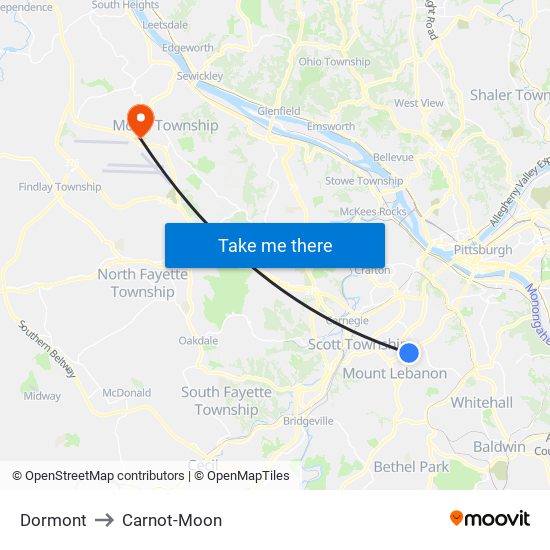 Dormont to Carnot-Moon map