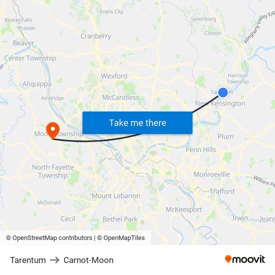 Tarentum to Carnot-Moon map