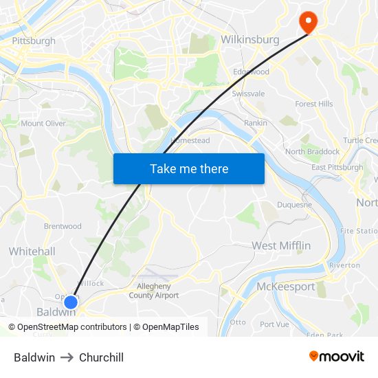 Baldwin to Churchill map