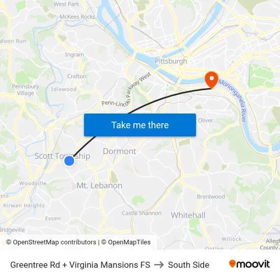 Greentree Rd + Virginia Mansions FS to South Side map