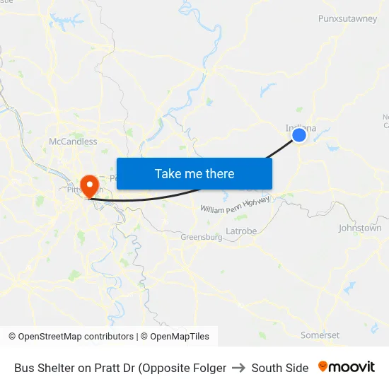 Bus Shelter on Pratt Dr (Opposite Folger to South Side map