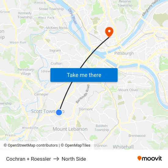 Cochran + Roessler to North Side map