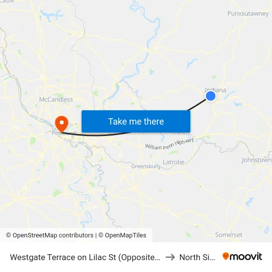 Westgate Terrace on Lilac St (Opposite O to North Side map