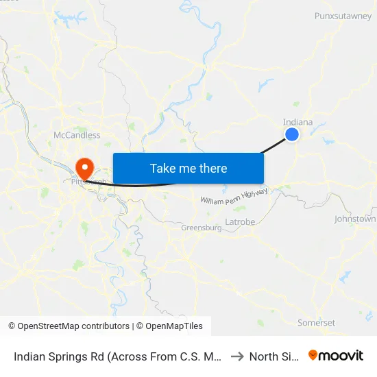 Indian Springs Rd (Across From C.S. Medi to North Side map