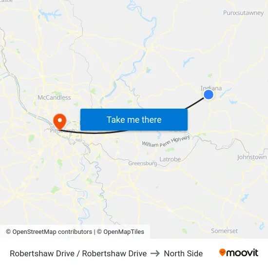 Robertshaw Drive / Robertshaw Drive to North Side map