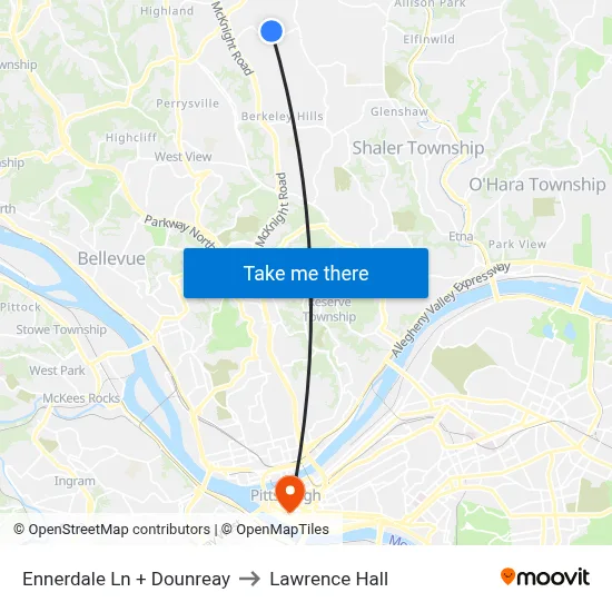 Ennerdale Ln + Dounreay to Lawrence Hall map