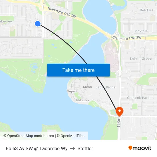 Eb 63 Av SW @ Lacombe Wy to Stettler map