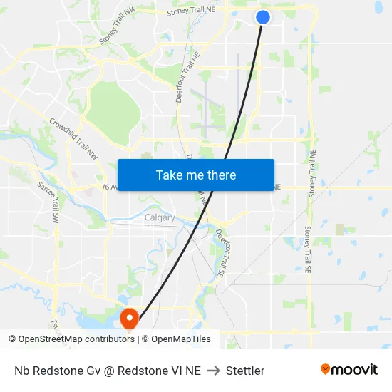 Nb  Redstone Gv @  Redstone VI NE to Stettler map
