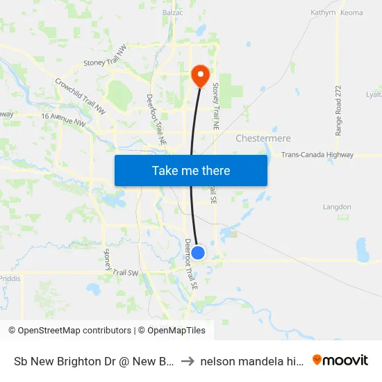 Sb  New Brighton Dr @ New Brighton Mr SE to nelson mandela high school map