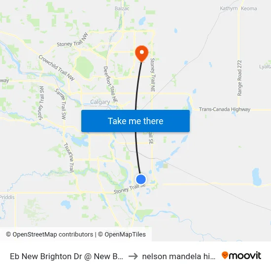 Eb New Brighton Dr @ New Brighton Gd SE to nelson mandela high school map