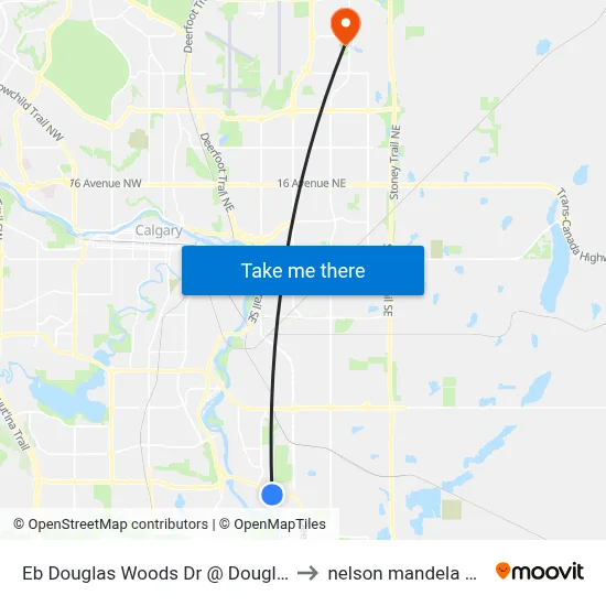 Eb Douglas Woods Dr @ Douglas Woods Mr SE to nelson mandela high school map