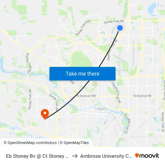 Eb Stoney Bv @ Ct Stoney Garage to Ambrose University College map