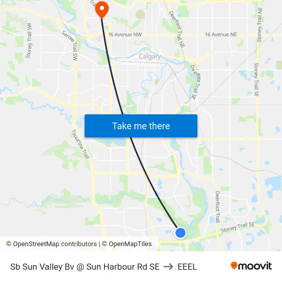 Sb Sun Valley Bv @ Sun Harbour Rd SE to EEEL map