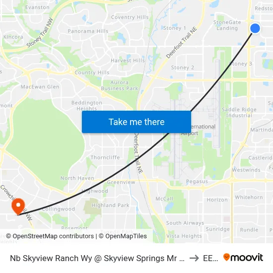 Nb Skyview Ranch Wy @ Skyview Springs Mr South NE to EEEL map