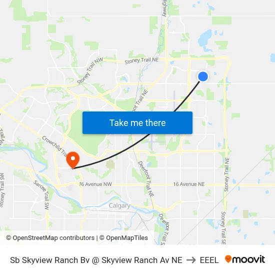 Sb Skyview Ranch Bv @ Skyview Ranch Av NE to EEEL map
