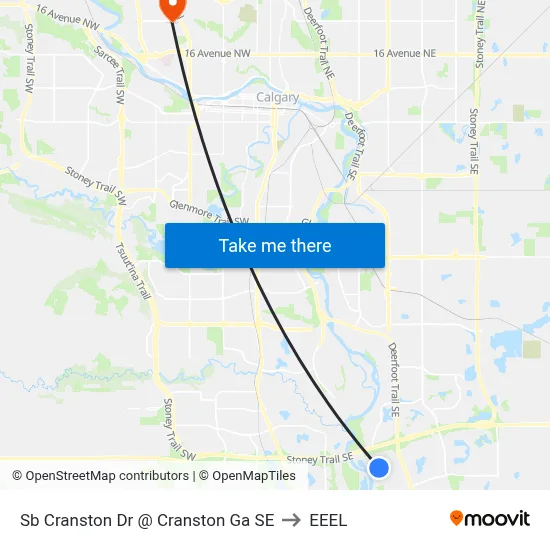 Sb Cranston Dr @ Cranston Ga SE to EEEL map
