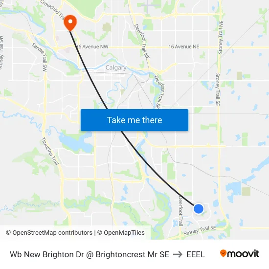 Wb New Brighton Dr @ Brightoncrest Mr SE to EEEL map