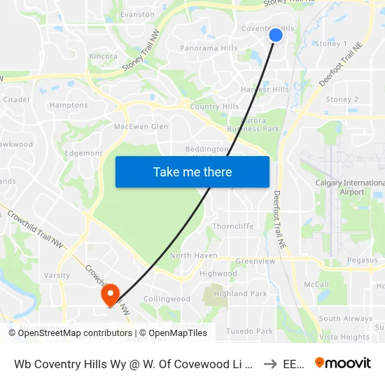 Wb Coventry Hills Wy @ W. Of Covewood Li NE to EEEL map