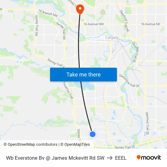 Wb Everstone Bv @ James Mckevitt Rd SW to EEEL map