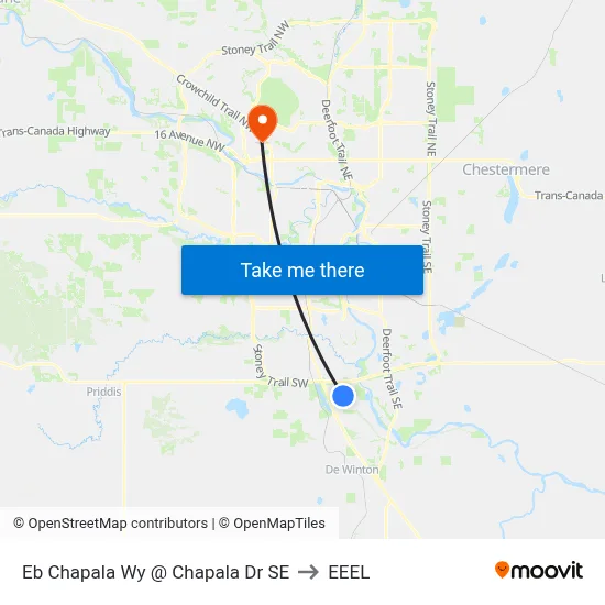 Eb Chapala Wy @ Chapala Dr SE to EEEL map