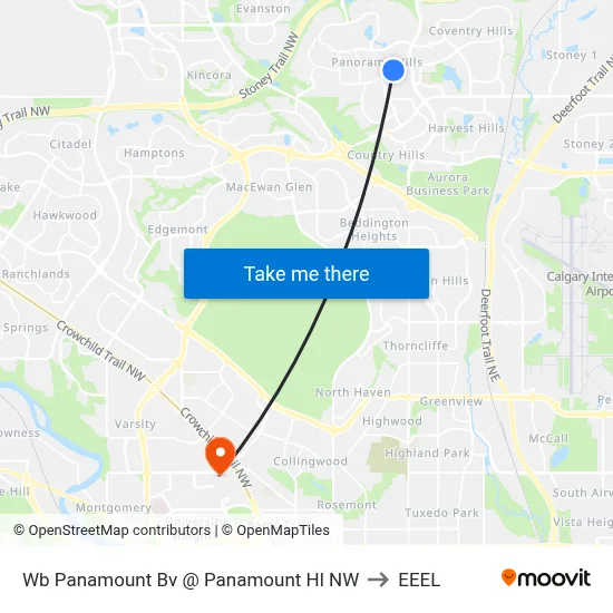 Wb Panamount Bv @ Panamount Hl NW to EEEL map