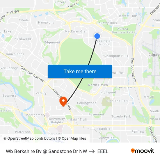 Wb Berkshire Bv @ Sandstone Dr NW to EEEL map