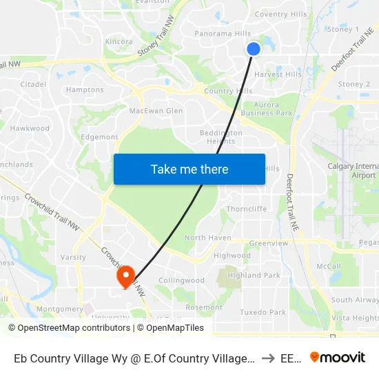 Eb Country Village Wy @ E.Of Country Village Li NE to EEEL map