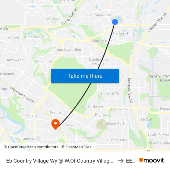 Eb Country Village Wy @ W.Of Country Village Cv NE to EEEL map