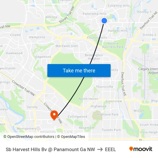 Sb Harvest Hills Bv @ Panamount Ga NW to EEEL map