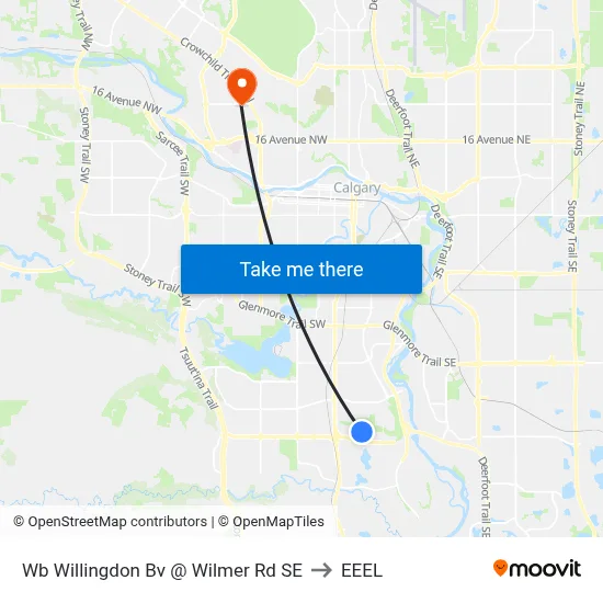 Wb  Willingdon Bv @ Wilmer Rd SE to EEEL map