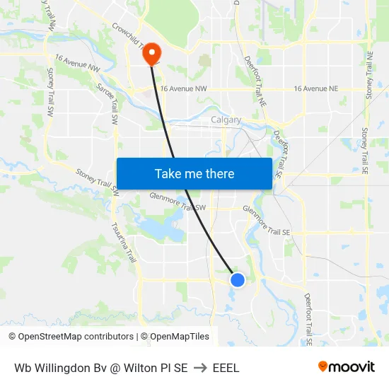 Wb Willingdon Bv @ Wilton Pl SE to EEEL map