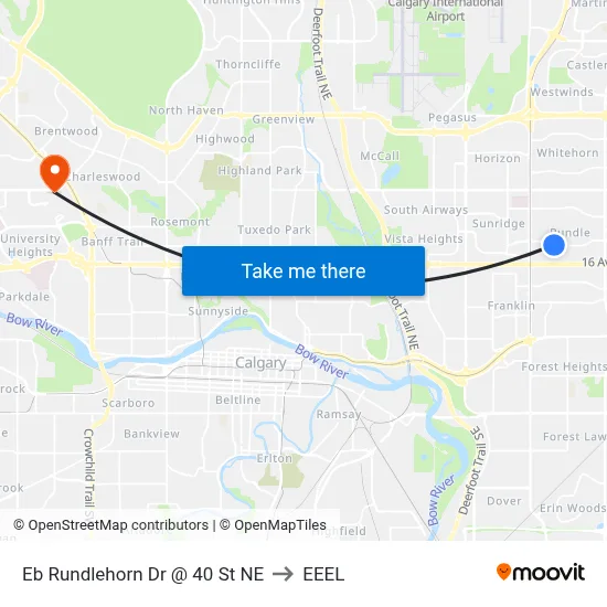 Eb Rundlehorn Dr @ 40 St NE to EEEL map