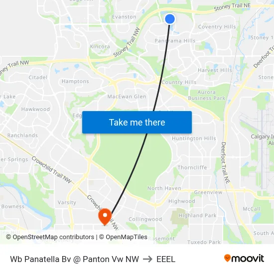 Wb Panatella Bv @ Panton Vw NW to EEEL map