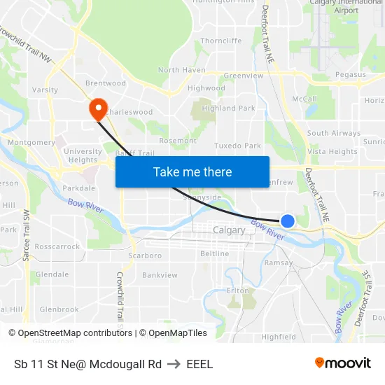 Sb 11 St Ne@ Mcdougall Rd to EEEL map