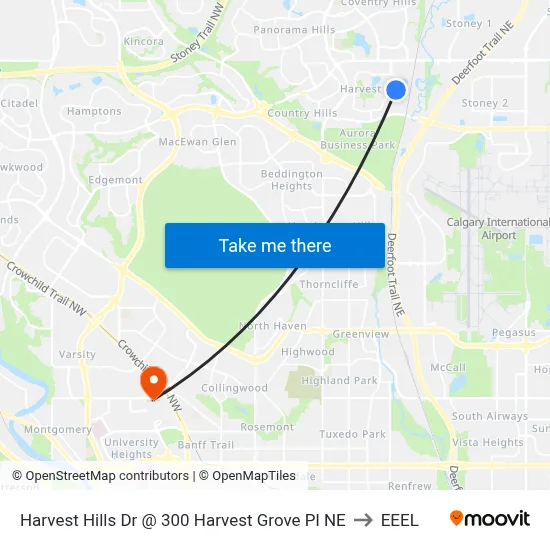 Harvest Hills Dr @ 300 Harvest Grove Pl NE to EEEL map