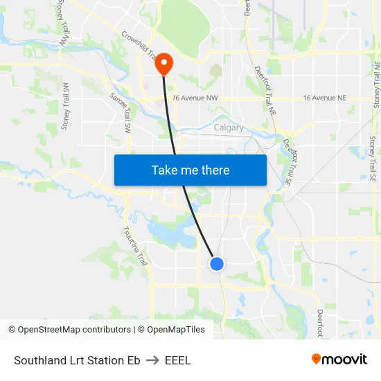 Southland Lrt Station Eb to EEEL map