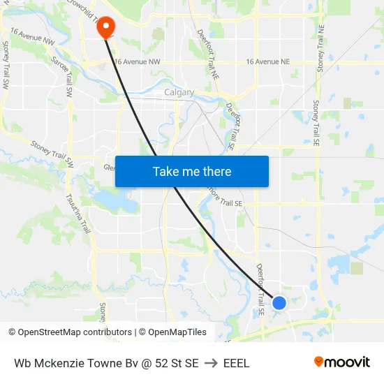 Wb Mckenzie Towne Bv @ 52 St SE to EEEL map