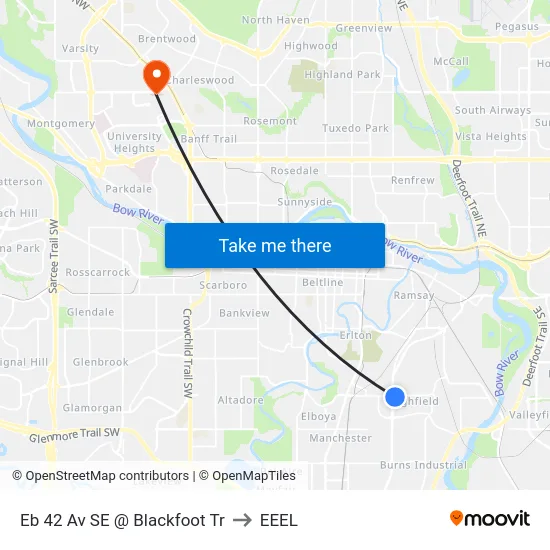 Eb 42 Av SE @ Blackfoot Tr to EEEL map