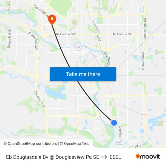 Eb Douglasdale Bv @ Douglasview Pa SE to EEEL map